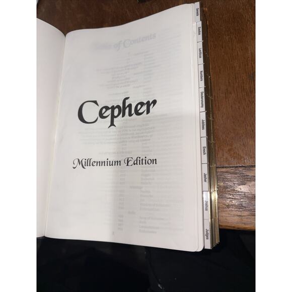 cepher book | eBay Cepher Millenium Edition - 2022 With Tabs - Great Shape ! And Lexicon